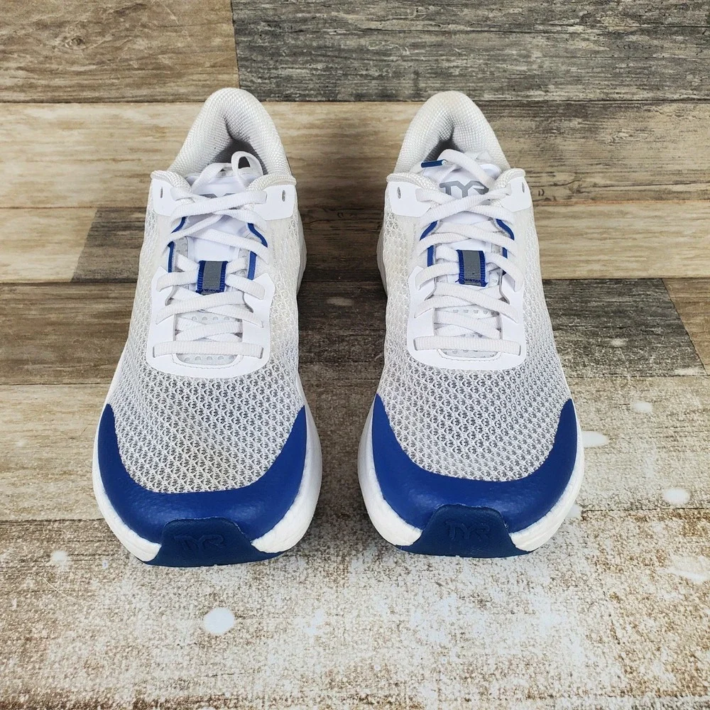 TYR Valkyrie Speedworks Runner Shoes Mens 8 / Womens 9.5 Running White Royal